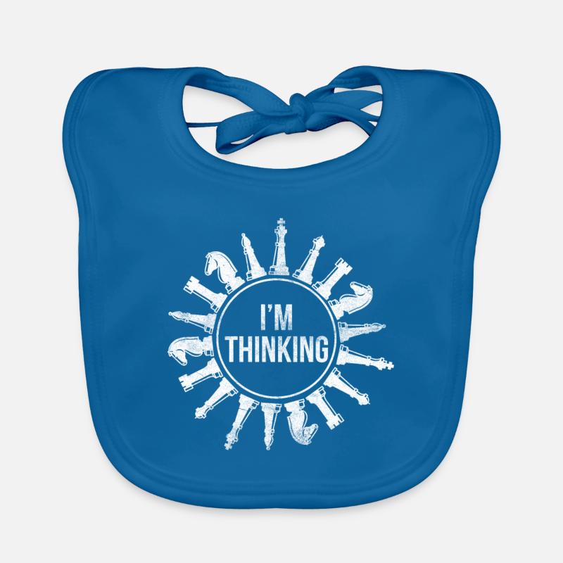 Chess game strategy Organic Baby Bibs