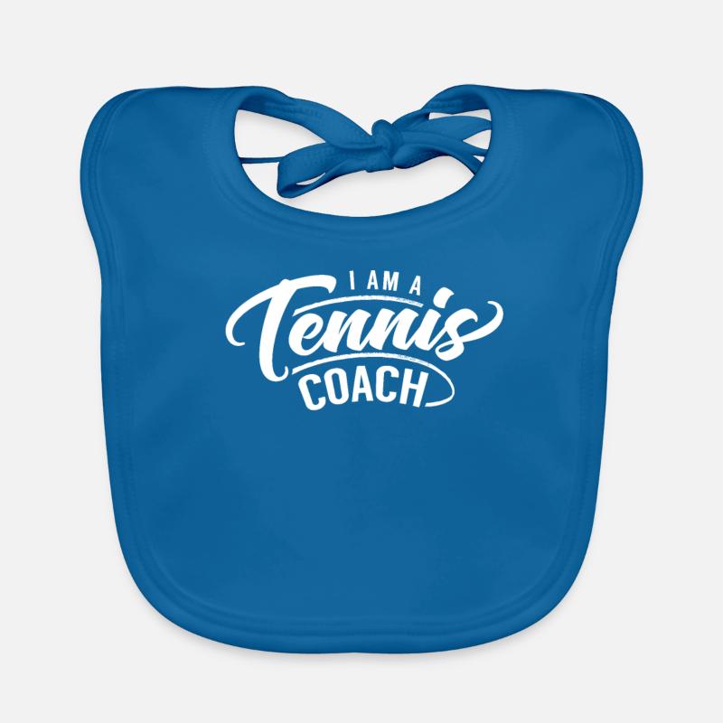 Tennis Instructor Trainer Tennis Instructor Instructor Organic Baby Bibs