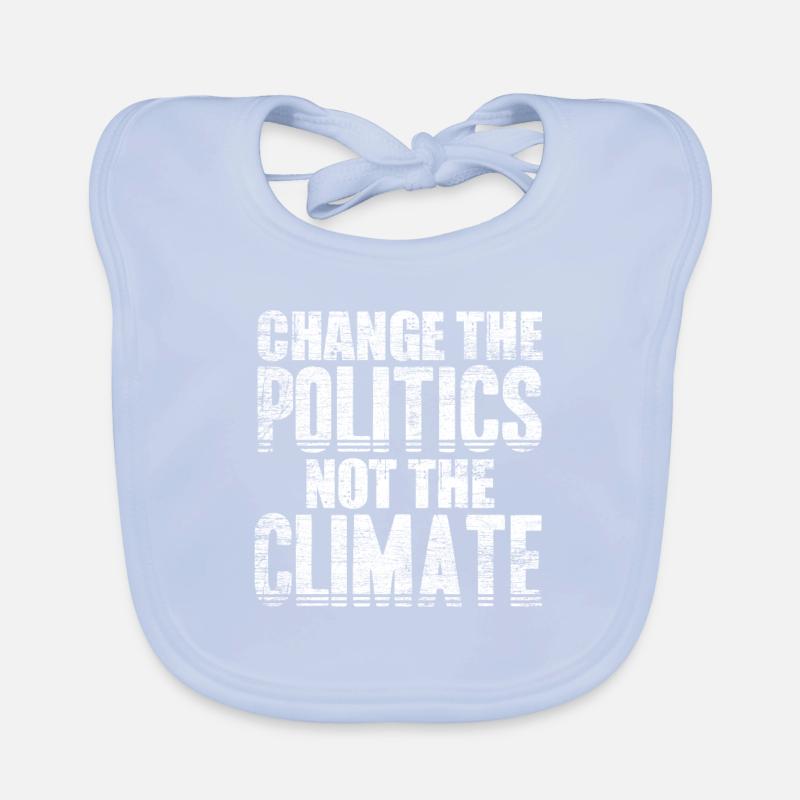 Climate Change Policy Organic Baby Bibs