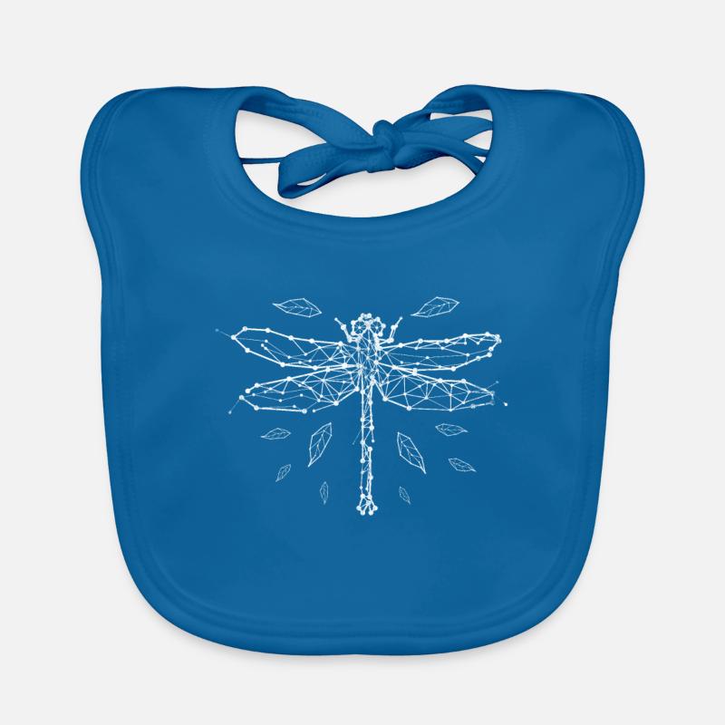 Libellule insectes animaux Bavoir bio Bébé