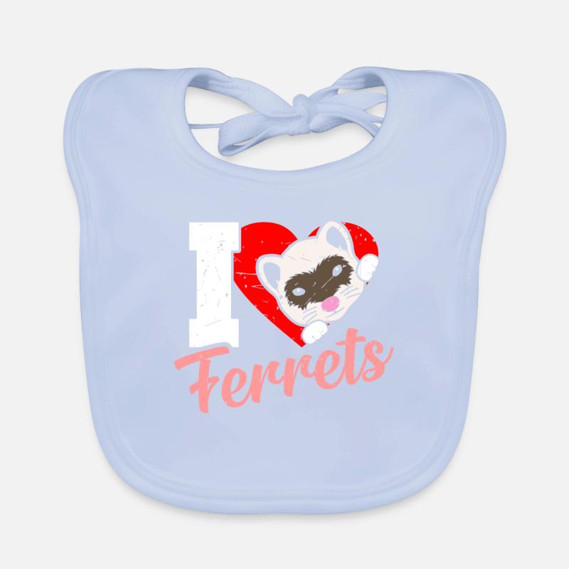 ferrets Organic Baby Bibs