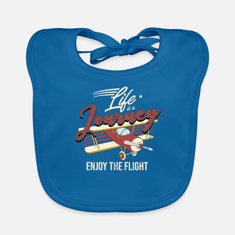 plane Organic Baby Bibs