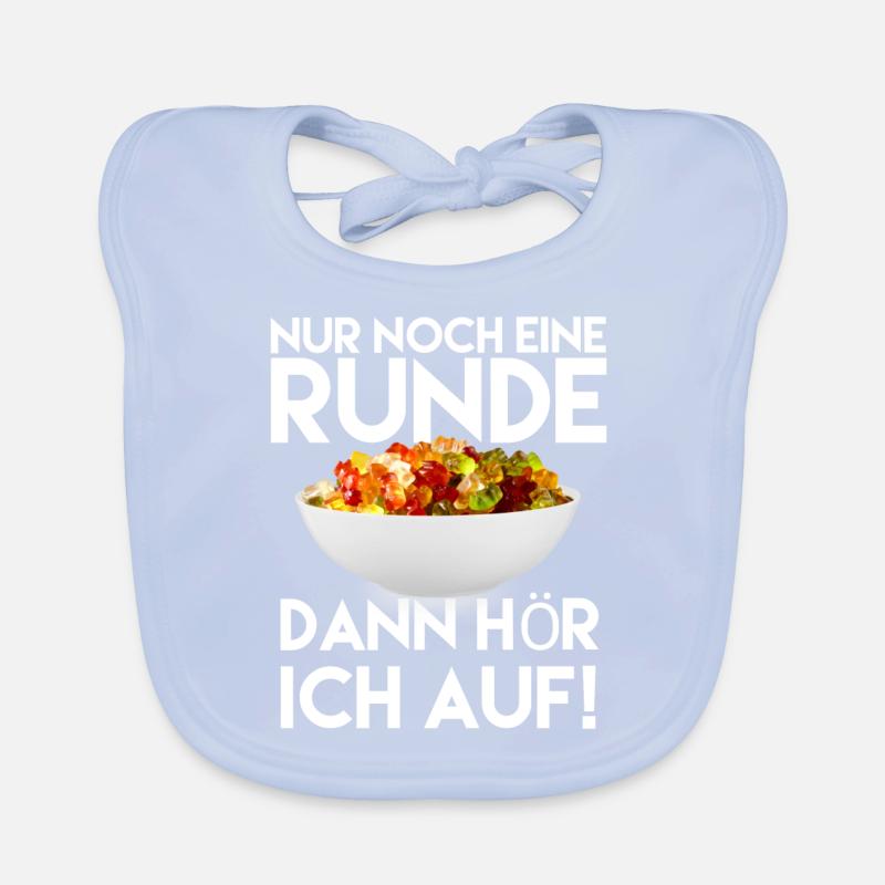 Runde Gummi Geschenkidee Geburtstag Baby Bio-Lätzchen
