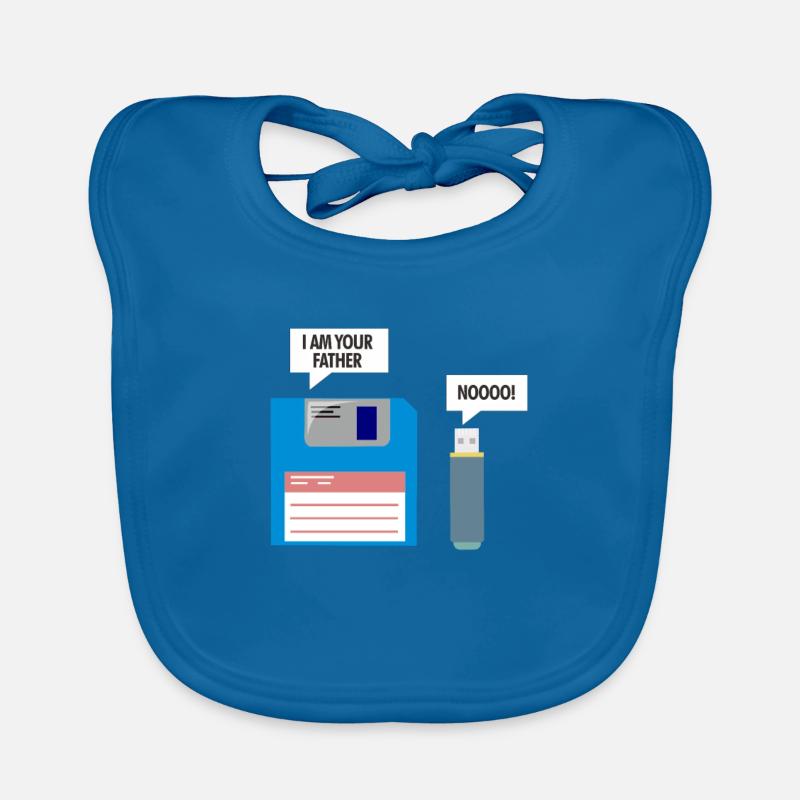 Disquette et USB Bavoir bio Bébé