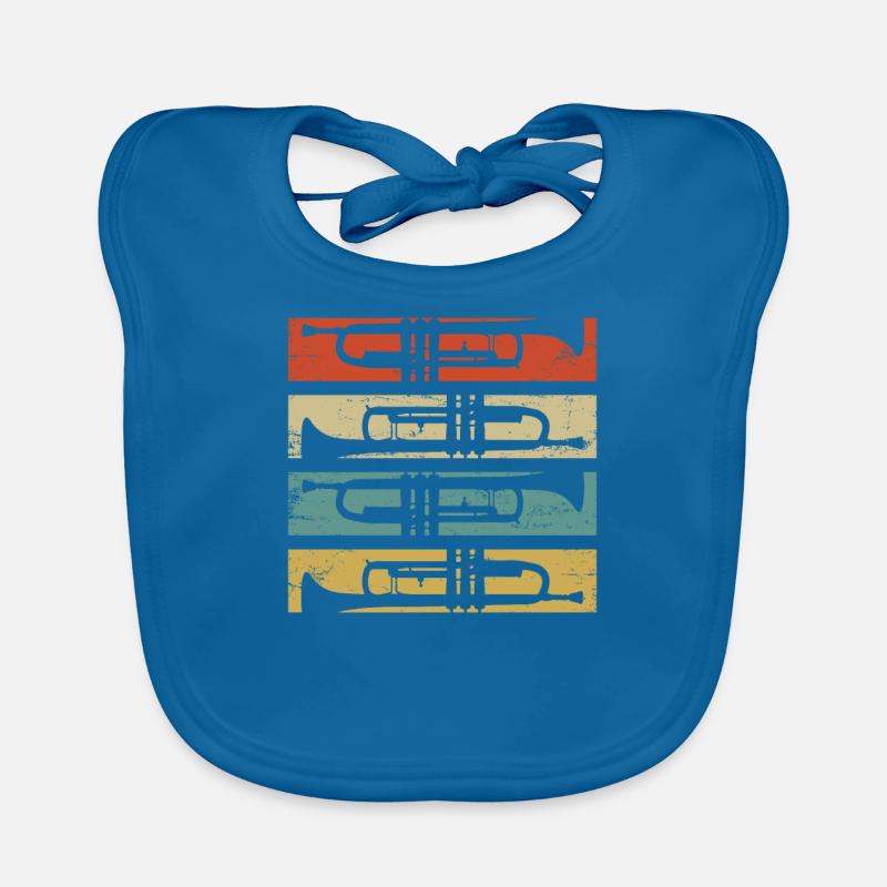 Cadeau de bande de trompette Bavoir bio Bébé