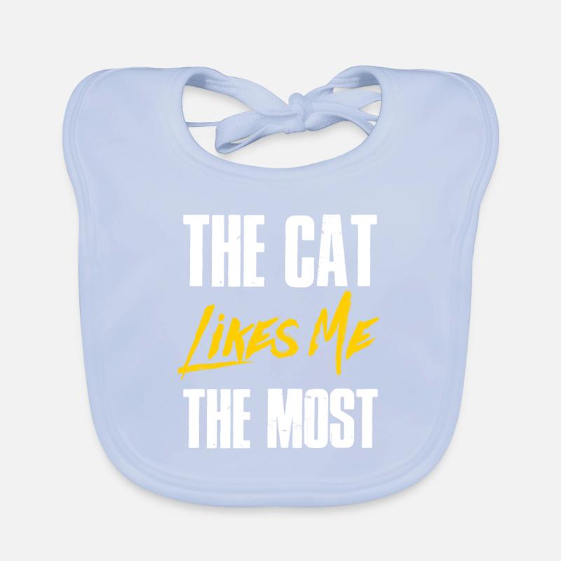 Le chat comme moi Bavoir bio Bébé