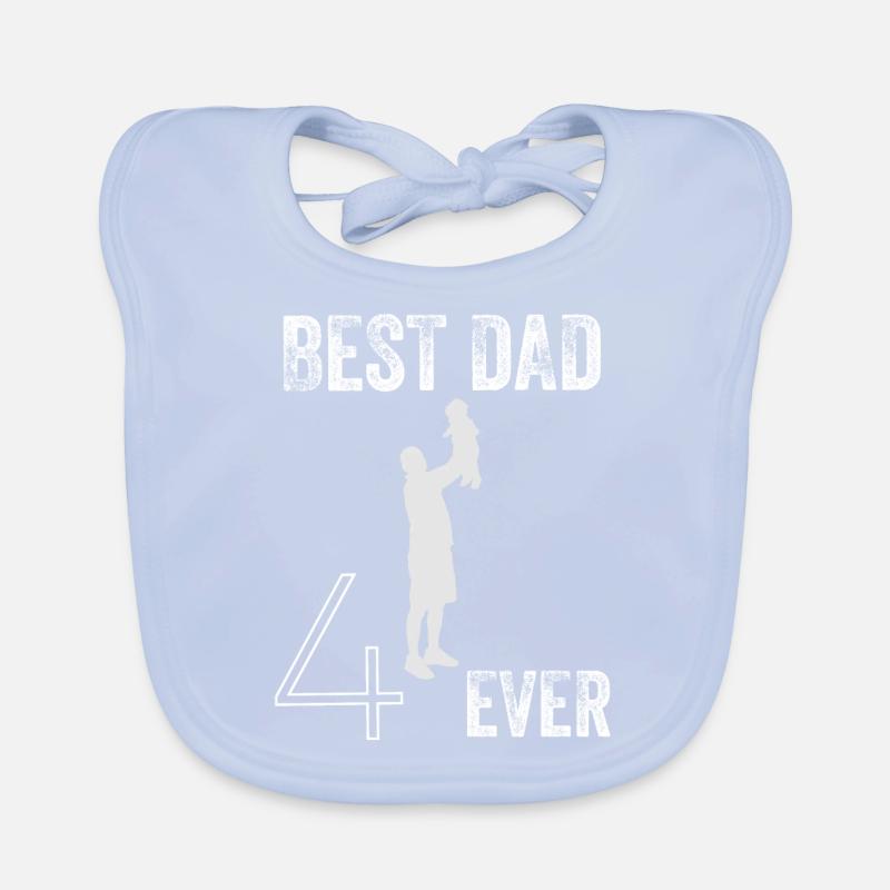 Best daddy Geschenkidee Geburtstag Baby Bio-Lätzchen