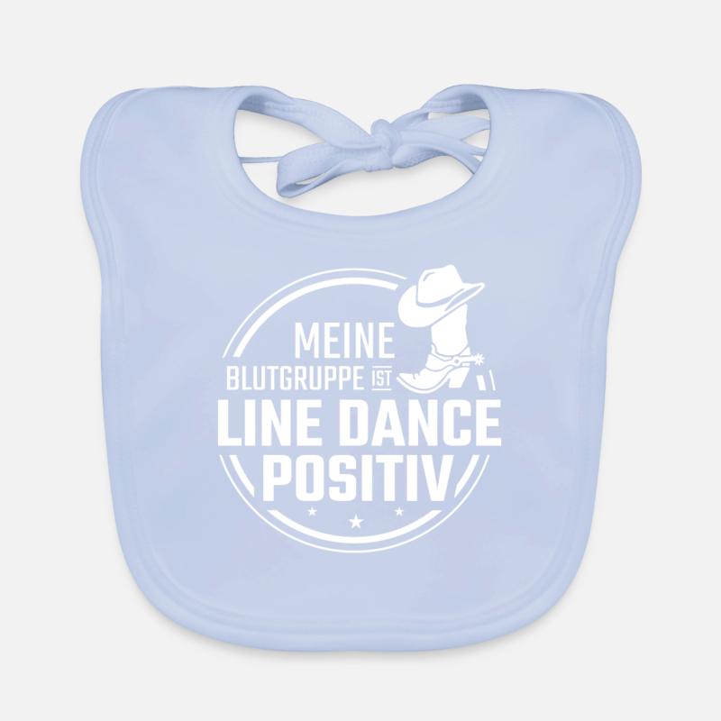 Linedance Geschenk Baby Bio-Lätzchen