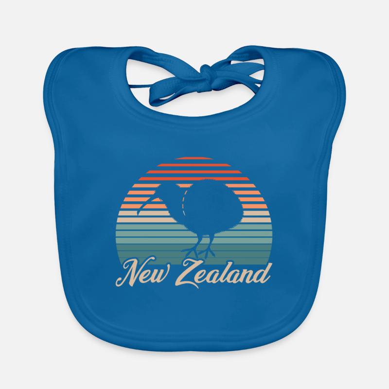 Neuseeland Neuseeländer Backpacker Baby Bio-Lätzchen