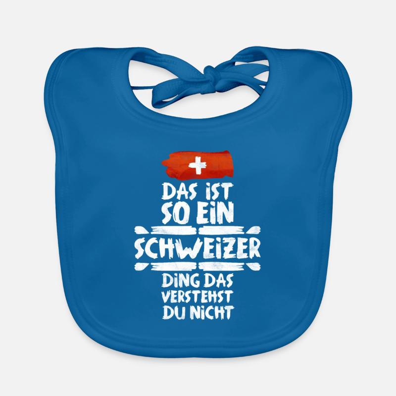Schweiz Schweizer Geschenkidee Baby Bio-Lätzchen