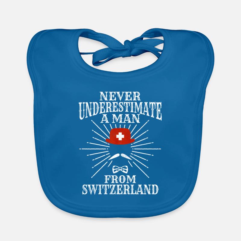 Schweiz Schweizer Geschenkidee Baby Bio-Lätzchen