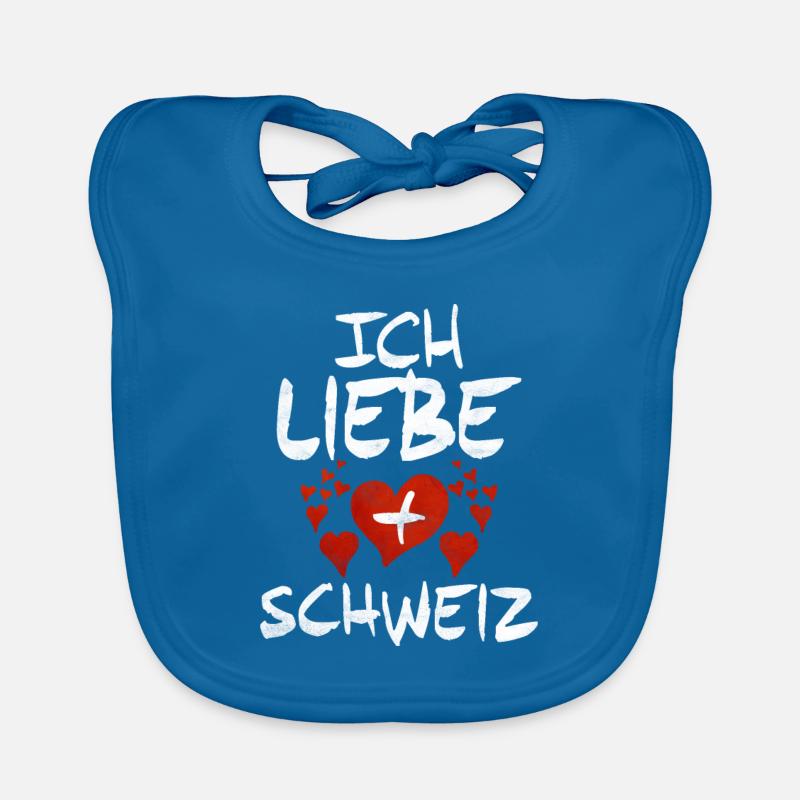 Schweiz Schweizer Geschenkidee Baby Bio-Lätzchen