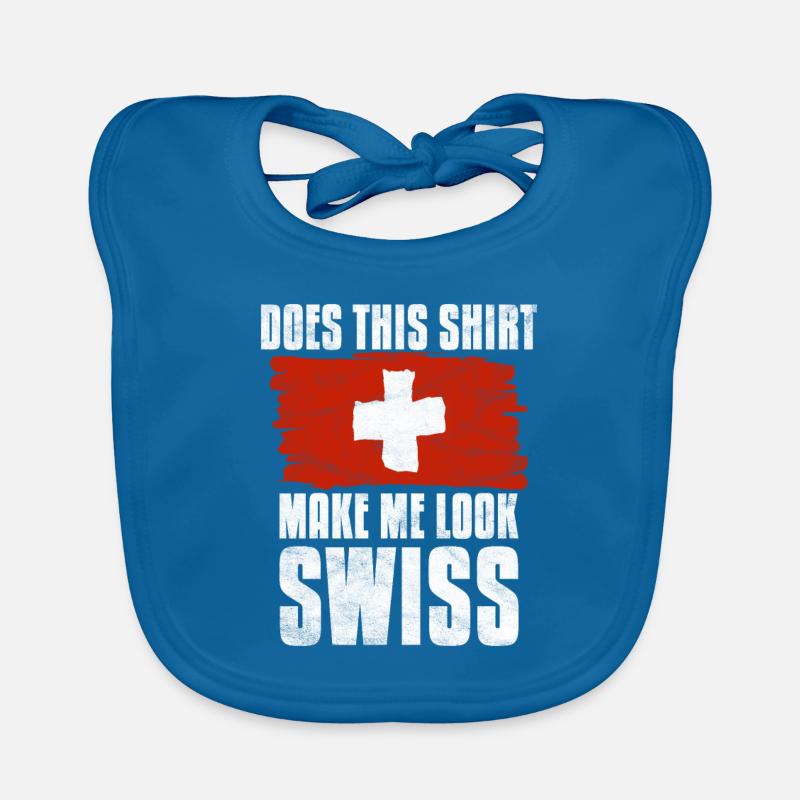 Schweiz Schweizer Geschenkidee Baby Bio-Lätzchen