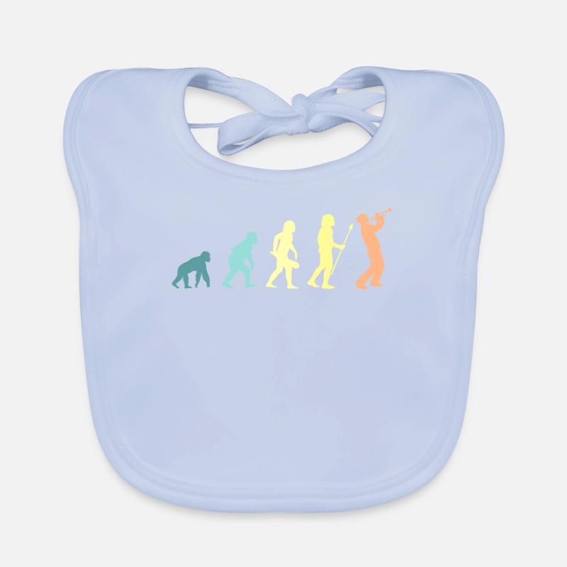 Trompette évolution trompette Bavoir bio Bébé