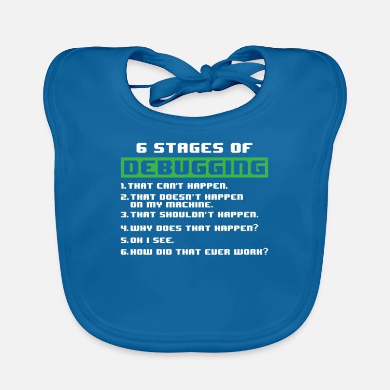 Debugging programmer Organic Baby Bibs