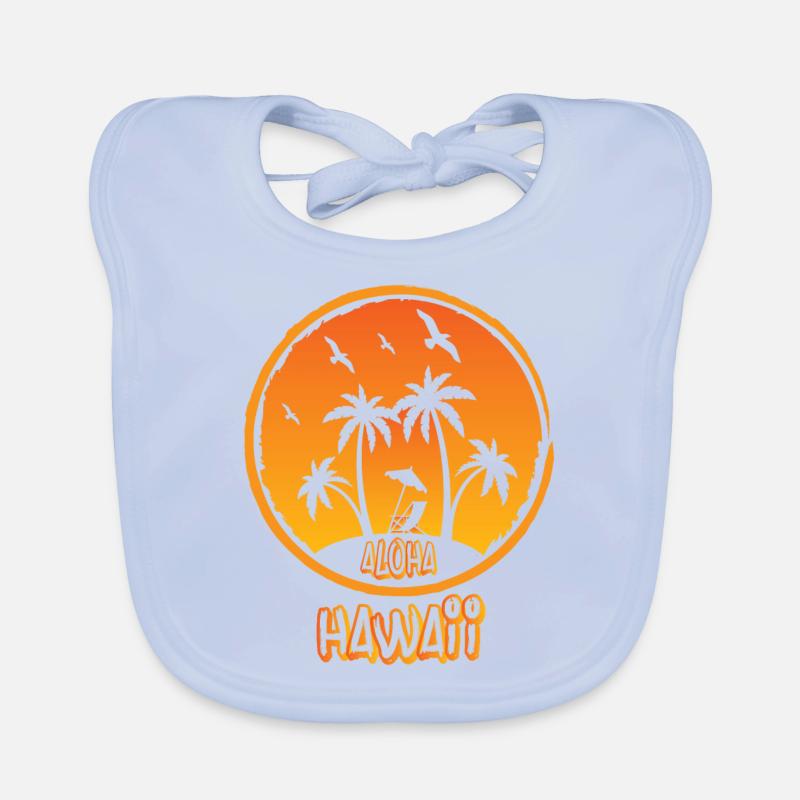 Beach summer sun gift gift idea Organic Baby Bibs