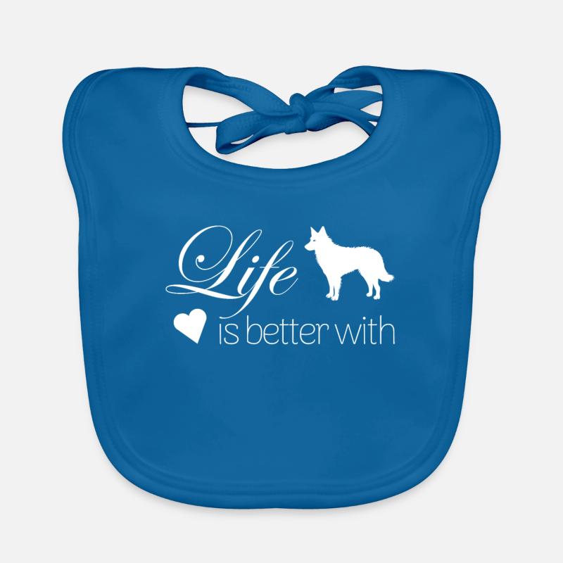 Mudi Hungarian Shepherd Dog Organic Baby Bibs