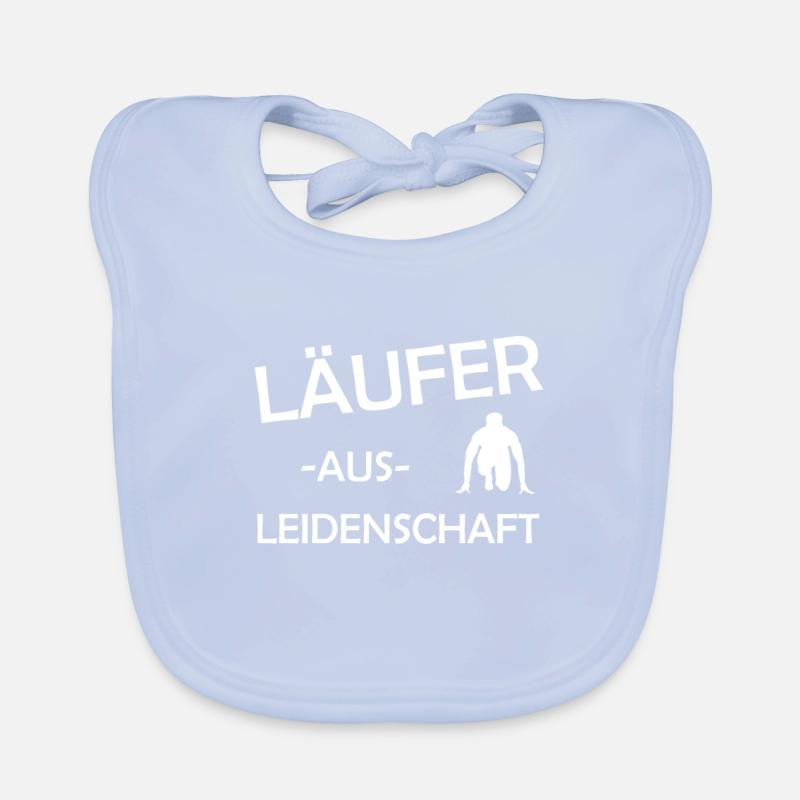 Leidenschaftlicher Läufer Baby Bio-Lätzchen