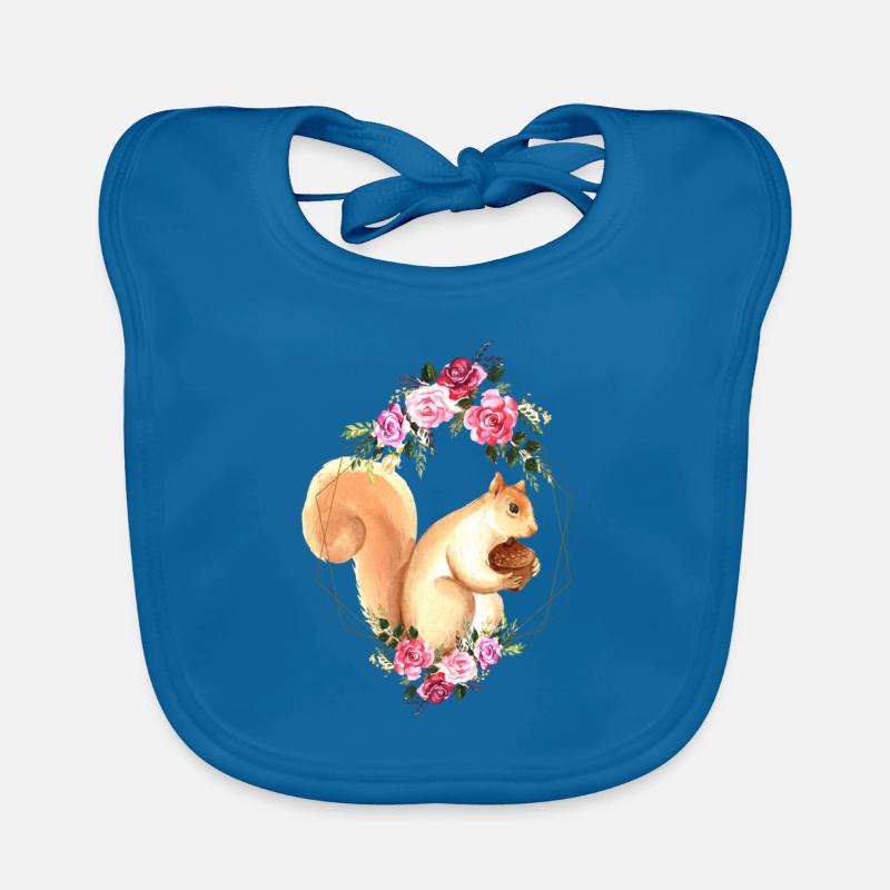 Eichhörnchen Baby Bio-Lätzchen