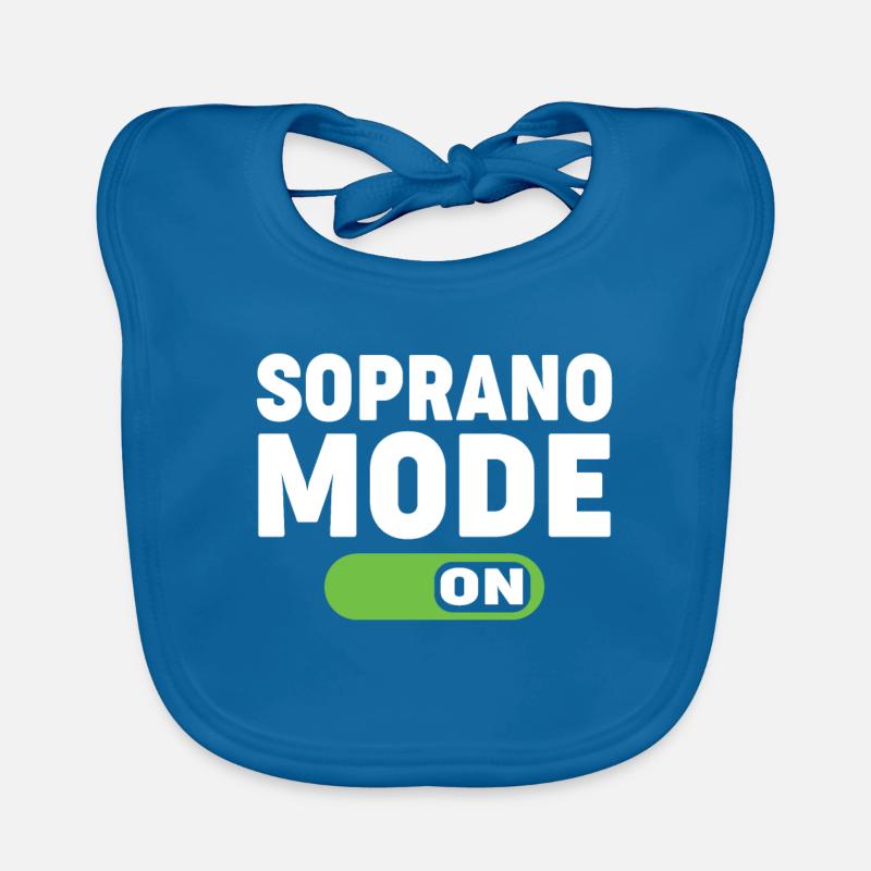 soprano mode on Organic Baby Bibs