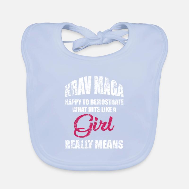 Fille de Krav Maga Bavoir bio Bébé