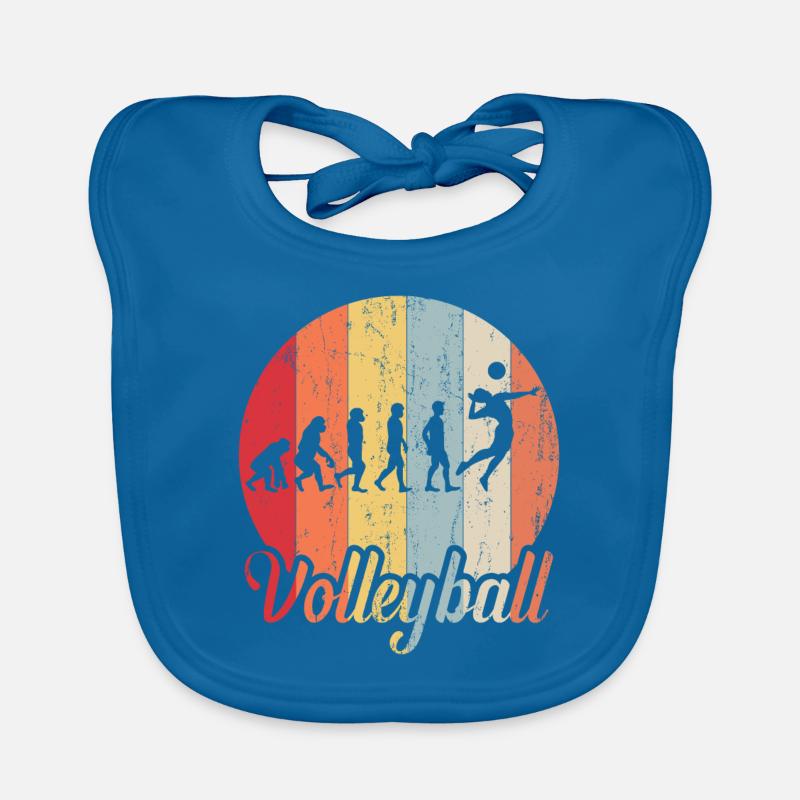 evolution volleyball Baby Bio-Lätzchen