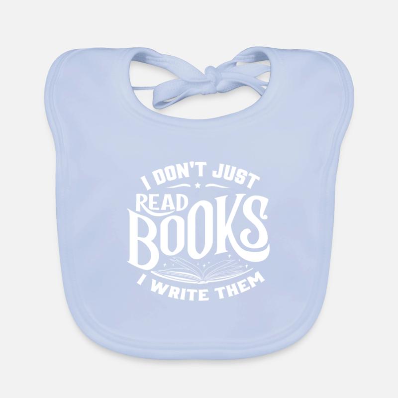 Author Writing books Organic Baby Bibs