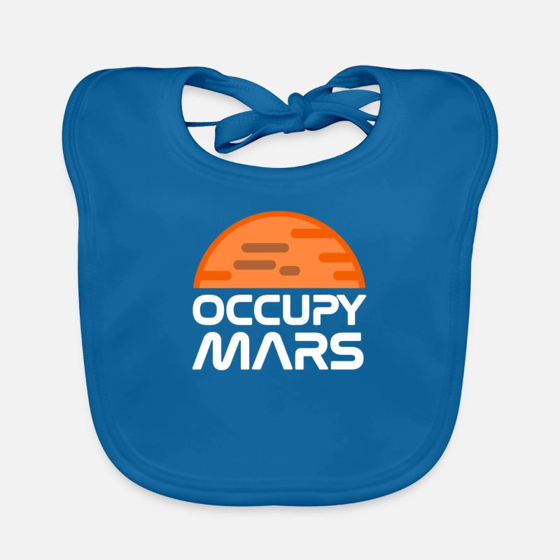 occupy mars Baby Bio-Lätzchen