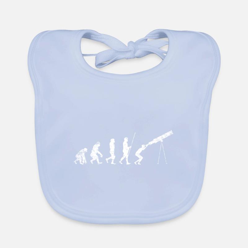Astronomy evolution Organic Baby Bibs