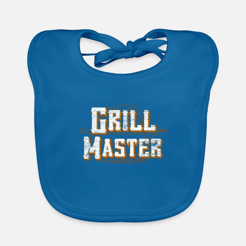 Grill master grilling Organic Baby Bibs