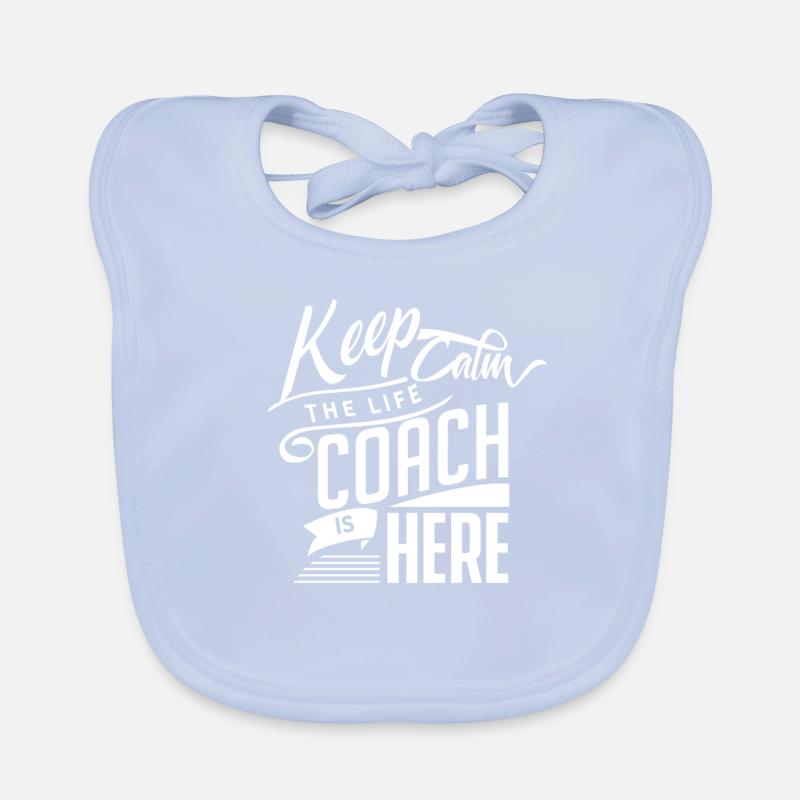 Coaching coach coach guru coaching Organic Baby Bibs