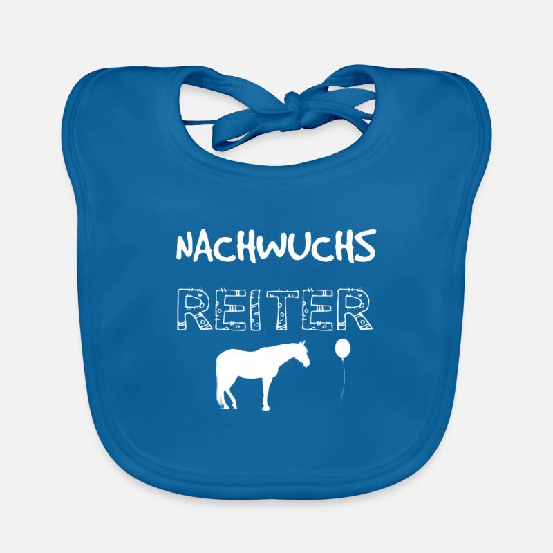 Nachwuchs Reiter - Geschenk Pferd Geburt Baby Kind Baby Bio-Lätzchen