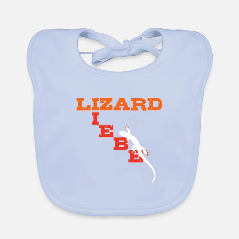 Lizard Liebe Baby Bio-Lätzchen