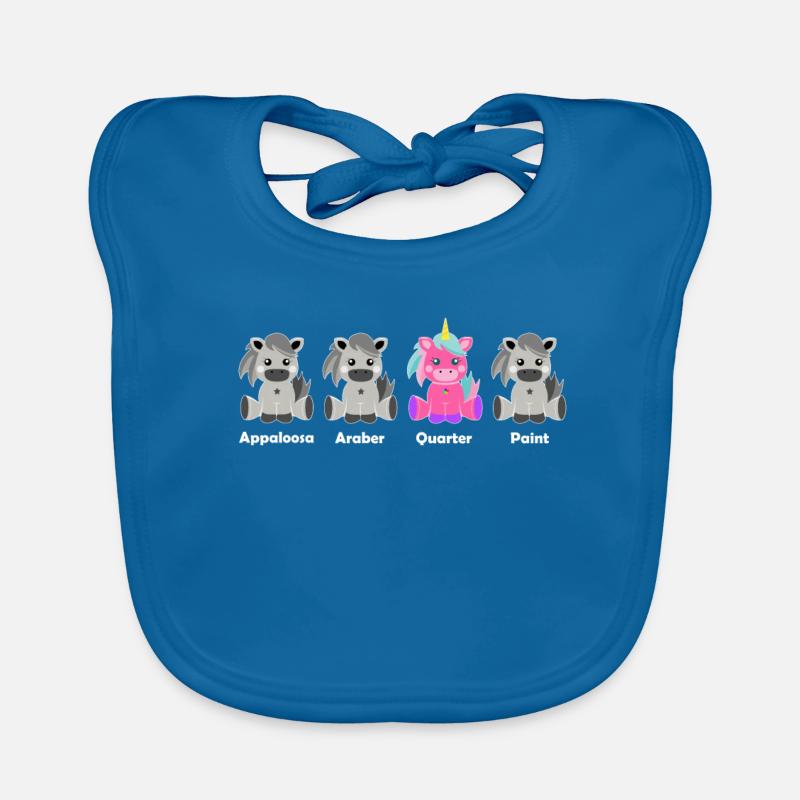Quart de licorne Bavoir bio Bébé