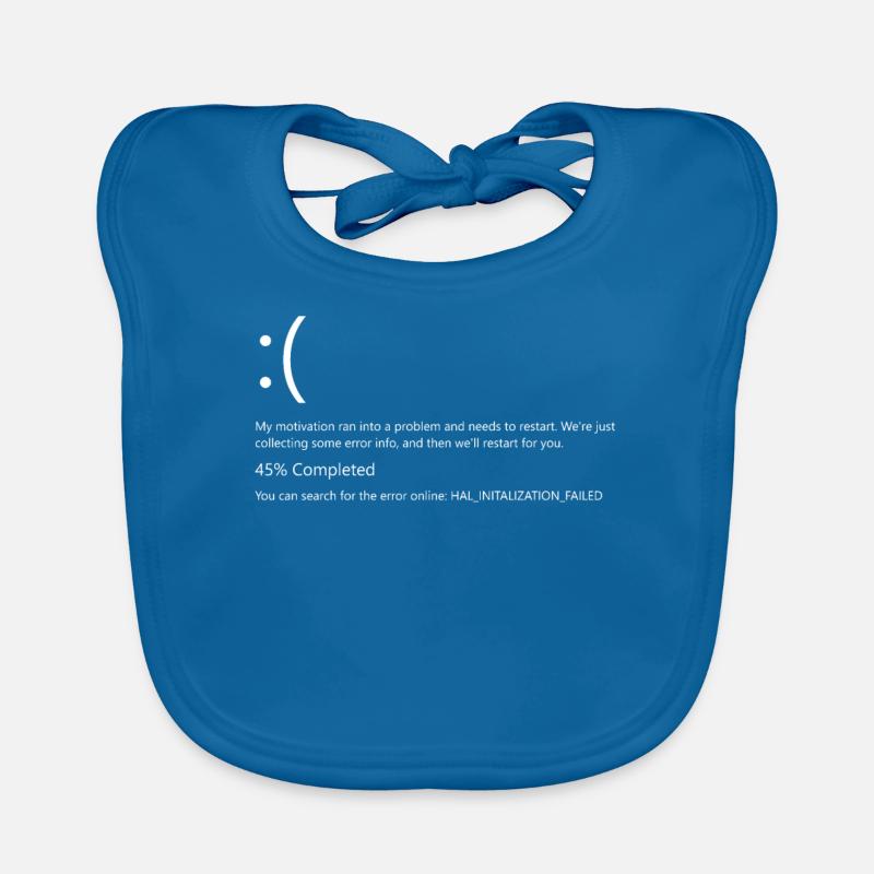 Programmierer - Baby Bio-Lätzchen - Pfauenblau