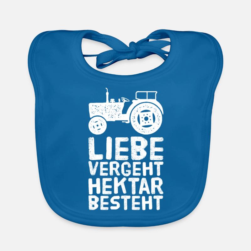 Landwirt Bauer Traktor Baby Bio-Lätzchen