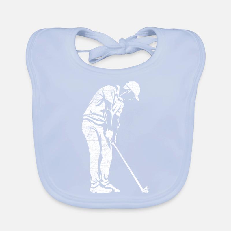 Minigolf Geschenk Baby Bio-Lätzchen