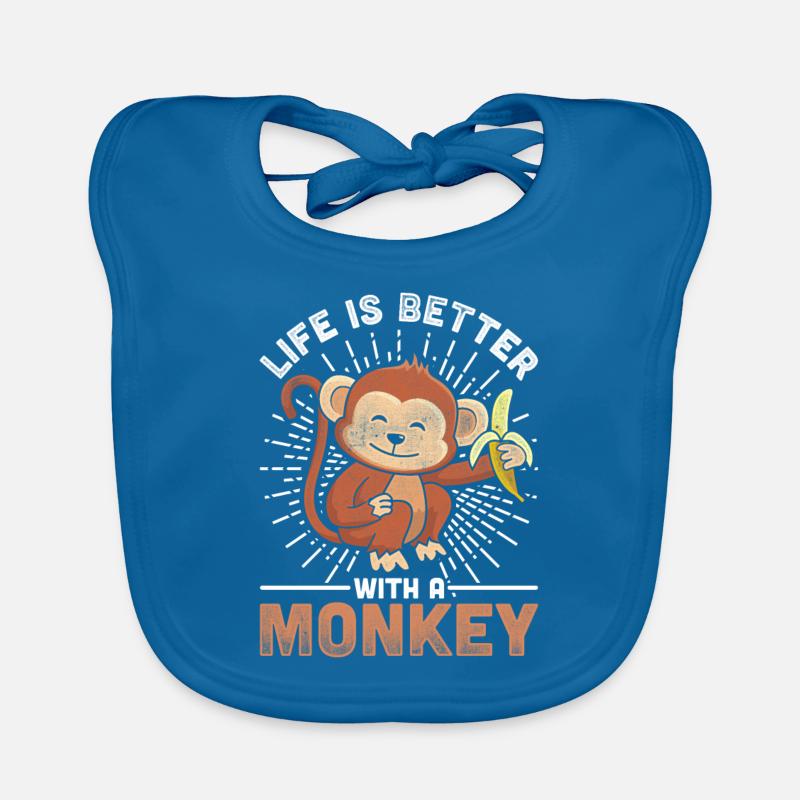 Affe Baby Bio-Lätzchen