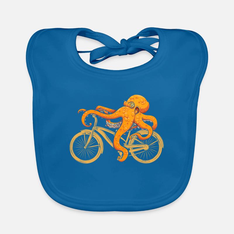 Octopus animals Organic Baby Bibs