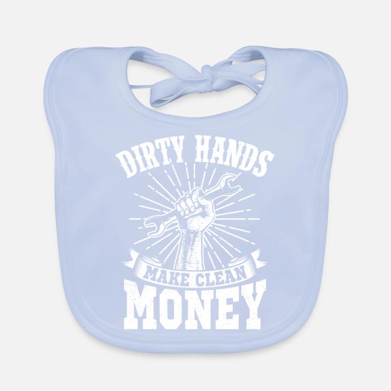 Artisan workshop saying gift Organic Baby Bibs
