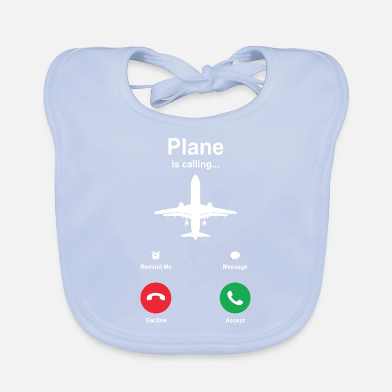Flugzeug Baby Bio-Lätzchen