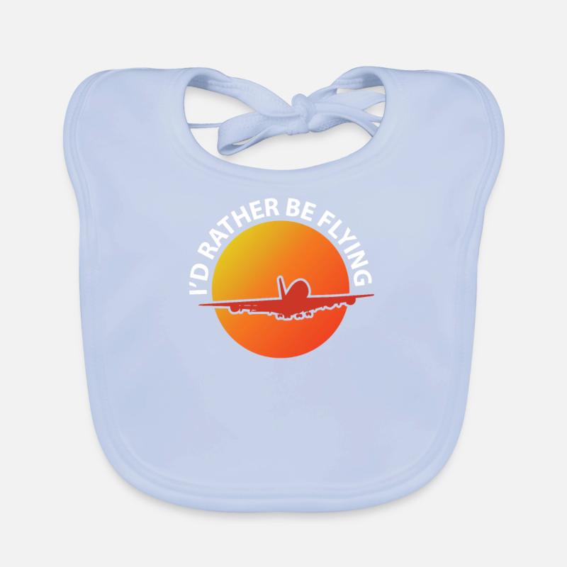 plane Organic Baby Bibs