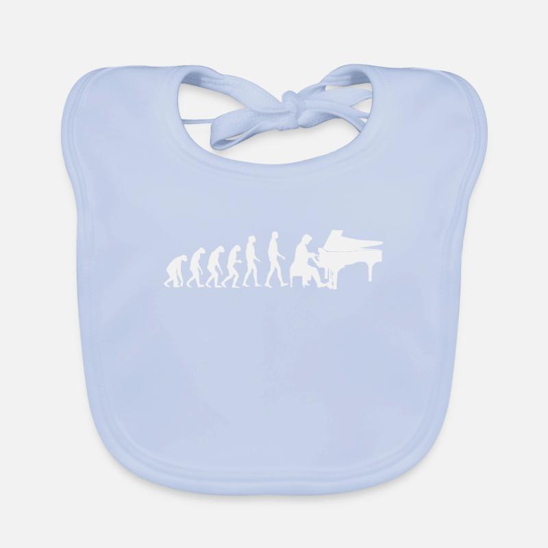 Pianiste evolution Bavoir bio Bébé