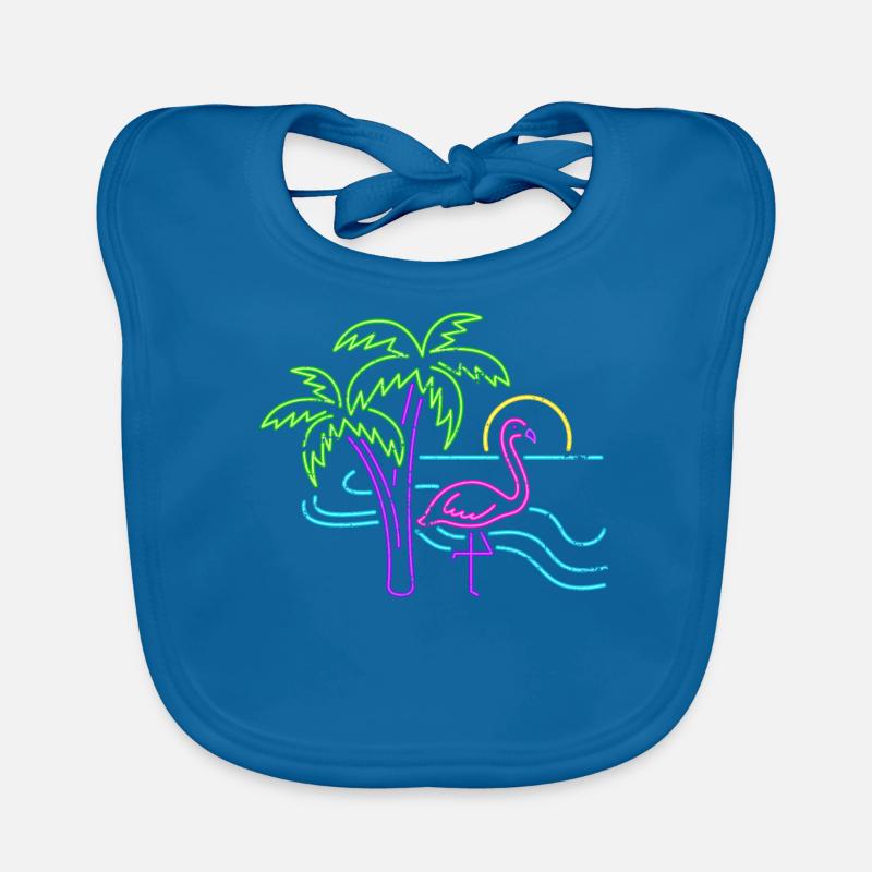 Flamingo animals Organic Baby Bibs