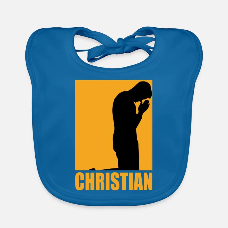 Conception chrétienne Bavoir bio Bébé