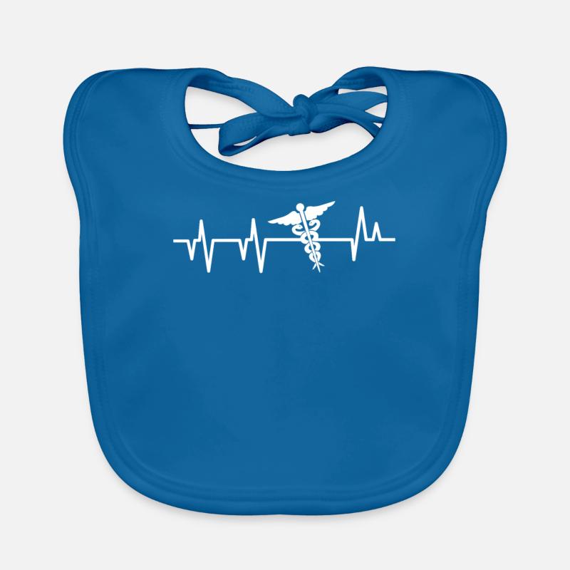 Krankenschwester Krankenpfleger Baby Bio-Lätzchen