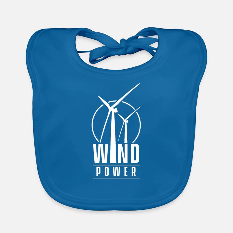 Éolienne énergie éolienne éolienne éolienne énergie éolienne Bavoir bio Bébé