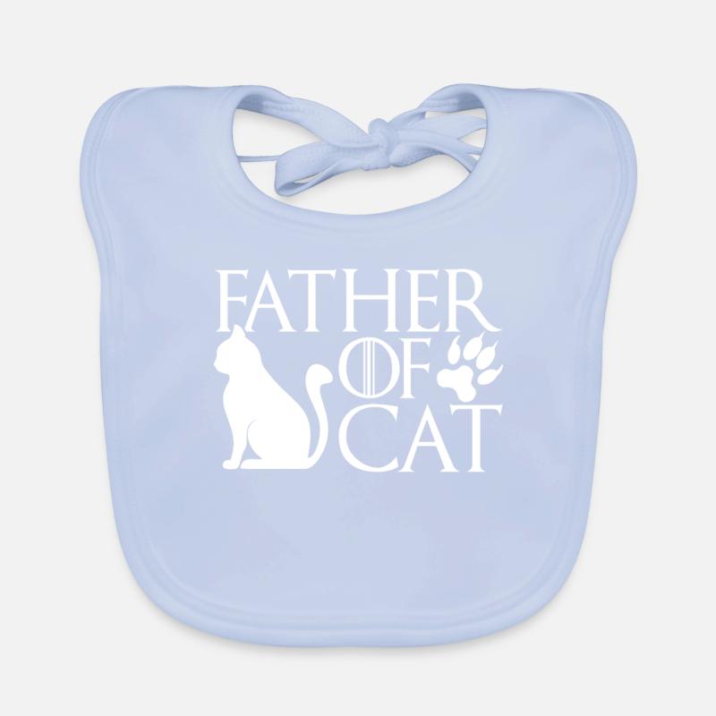 Amant de chat père de chats Bavoir bio Bébé