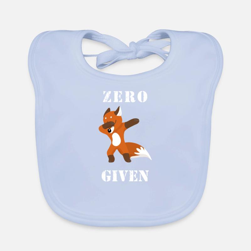 Zero Fuchs Given Dab Zero Fox Given Dabbing lustig Baby Bio-Lätzchen