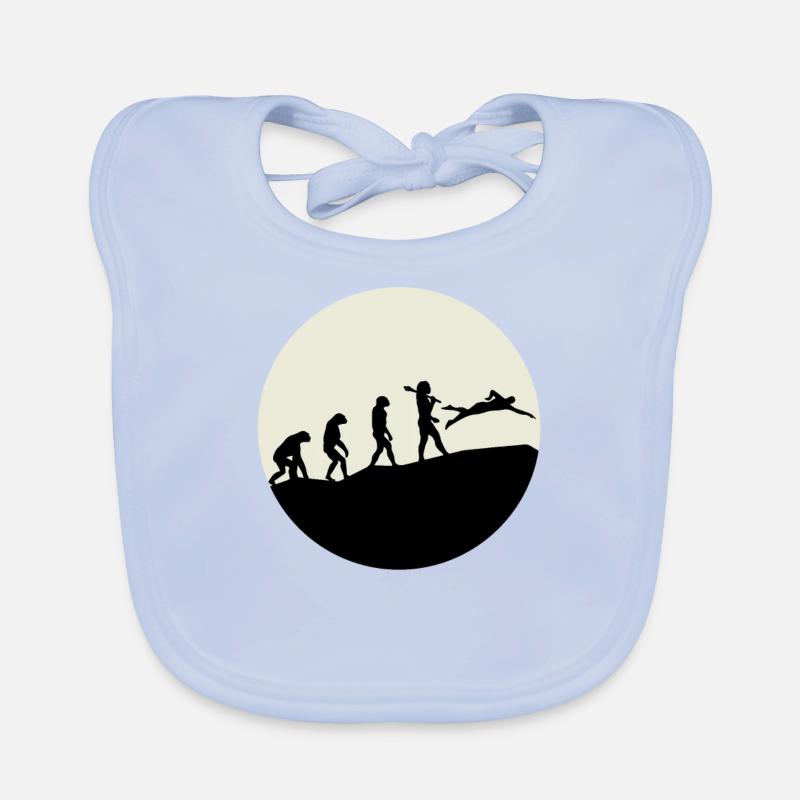 Swimmers Evolution Moon Organic Baby Bibs